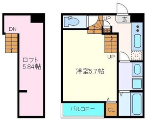 マウシェス南仙台の物件間取画像